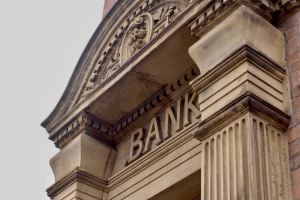 Bank Cleaning Services | Outside a bank